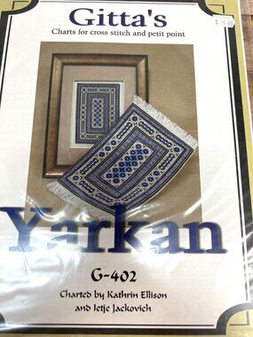 Gittas Yarkan G-402 Cross Stitch & Petit Point Chart